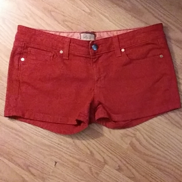 PAIGE Canyon Short in dark red Sz. 29 - Picture 2 of 8